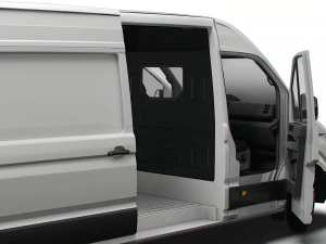 MAN TGE Panel Van L3H2 HQ Interior 2023 3D Model