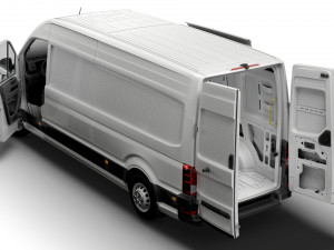 MAN TGE Panel Van L3H2 HQ Interior 2023 3D Модель