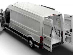 MAN TGE Panel Van L3H2 HQ Interior 2023 3D Model