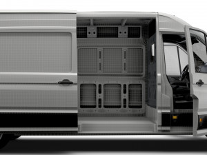MAN TGE Panel Van L3H2 HQ Interior 2023 3D Модель