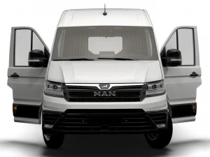 MAN TGE Panel Van L3H2 HQ Interior 2023 3D Model