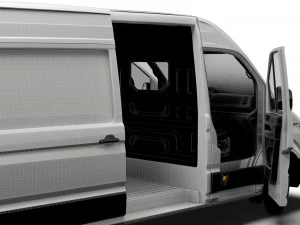 MAN TGE Panel Van L3H2 HQ Interior 2023 3D Model