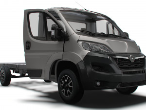Opel Movano Chassis Truck SCab 4035WB HQInterior 2023 3D 模型