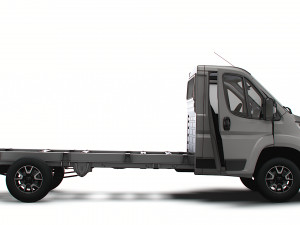 Opel Movano Chassis Truck SCab 4035WB HQInterior 2023 3D 모델