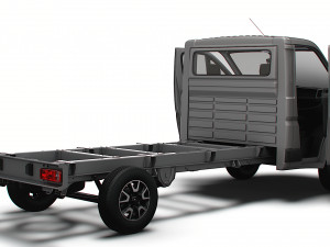 Opel Movano Chassis Truck SCab 4035WB HQInterior 2023 3D 모델