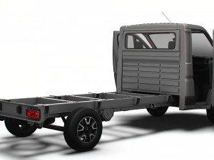 Opel Movano Chassis Truck SCab 4035WB HQInterior 2023 3D Model