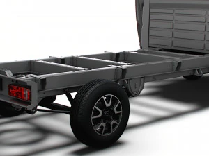 Opel Movano Chassis Truck SCab 4035WB HQInterior 2023 3D Model
