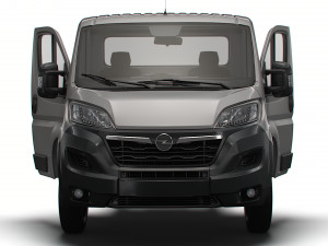 Opel Movano Chassis Truck SCab 4035WB HQInterior 2023 3D 모델