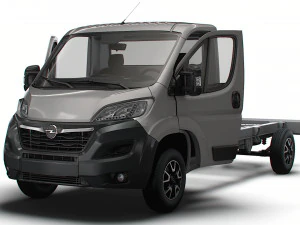 Opel Movano Chassis Truck SCab 4035WB HQInterior 2023 3D Model