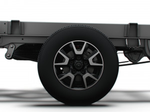 Opel Movano Chassis Truck SCab 4035WB HQInterior 2023 3D 모델