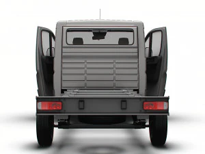 Opel Movano Chassis Truck SCab 4035WB HQInterior 2023 3D Model
