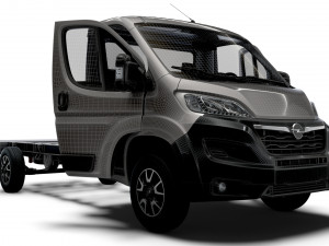 Opel Movano Chassis Truck SCab 4035WB HQInterior 2023 3D 모델