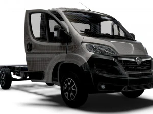 Opel Movano Chassis Truck SCab 4035WB HQInterior 2023 3D Model