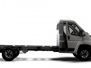 Opel Movano Chassis Truck SCab 4035WB HQInterior 2023 3D Model