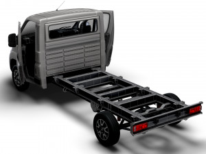 Opel Movano Chassis Truck SCab 4035WB HQInterior 2023 3D 모델