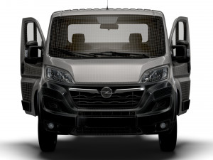 Opel Movano Chassis Truck SCab 4035WB HQInterior 2023 3D 모델