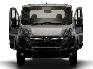 Opel Movano Chassis Truck SCab 4035WB HQInterior 2023 3D Model