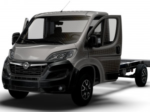 Opel Movano Chassis Truck SCab 4035WB HQInterior 2023 3D 모델