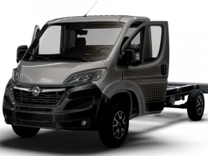 Opel Movano Chassis Truck SCab 4035WB HQInterior 2023 3D Model