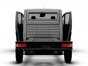 Opel Movano Chassis Truck SCab 4035WB HQInterior 2023 3D 모델