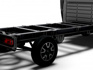 Opel Movano Chassis Truck SCab 4035WB HQInterior 2023 3D 모델