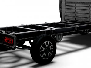 Opel Movano Chassis Truck SCab 4035WB HQInterior 2023 3D Model