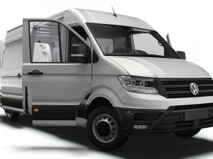 VW Crafter Painel Van L3H2 HQ Interior 2023 Modelo 3D