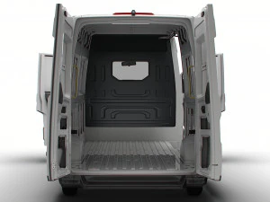 VW Crafter Panel Van L3H2 HQ Interior 2023 3D Model