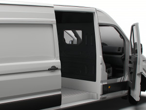 VW Crafter Panel Van L3H2 HQ Interior 2023 3D Model