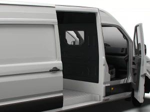 VW Crafter Panel Van L3H2 HQ Interior 2023 3D Model