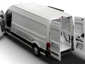VW Crafter Panel Van L3H2 HQ Interior 2023 3D Model