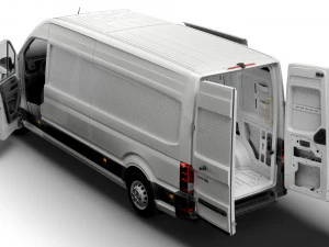 VW Crafter Panel Van L3H2 HQ Interior 2023 3D Model