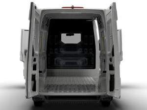 VW Crafter Panel Van L3H2 HQ Interior 2023 3D Model