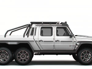 Brabus XLP 800 6x6 Adventure 2023 3D Model