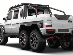 Brabus XLP 800 6x6 Adventure 2023 3D Model
