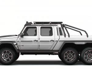 Brabus XLP 800 6x6 Adventure 2023 3D Model