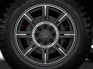Brabus XLP 800 6x6 Adventure 2023 3D Model