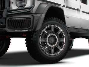 Brabus XLP 800 6x6 Adventure 2023 3D Model