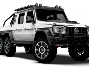 Brabus XLP 800 6x6 Adventure 2023 Model 3D