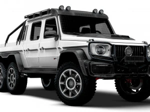Brabus XLP 800 6x6 Adventure 2023 3D Model