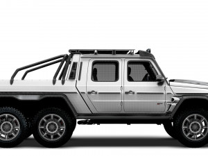 Brabus XLP 800 6x6 Adventure 2023 Model 3D