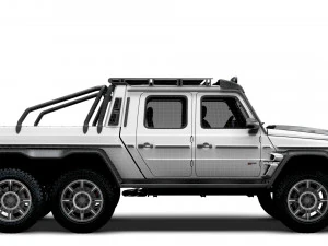 Brabus XLP 800 6x6 Adventure 2023 3D Model