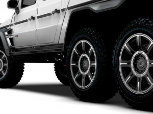 Brabus XLP 800 6x6 Adventure 2023 3D Model