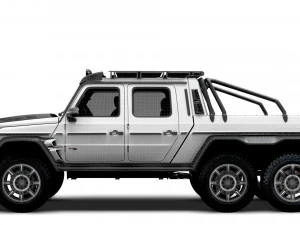 Brabus XLP 800 6x6 Adventure 2023 3D Model