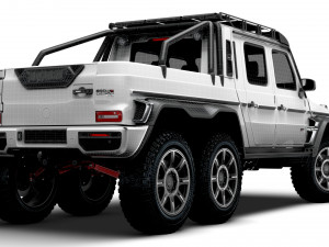 Brabus XLP 800 6x6 Adventure 2023 Model 3D