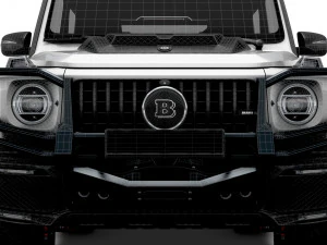 Brabus XLP 800 6x6 Adventure 2023 3D Model