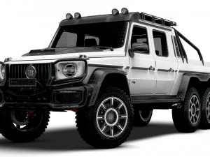 Brabus XLP 800 6x6 Adventure 2023 3D Model