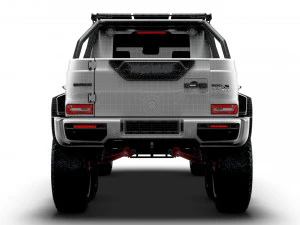 Brabus XLP 800 6x6 Adventure 2023 3D Model