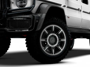 Brabus XLP 800 6x6 Adventure 2023 3D Model