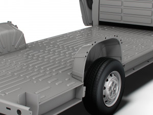Citroen Jumper 3540 L4 PlatformCab HQInterior 2023 Modèle 3D